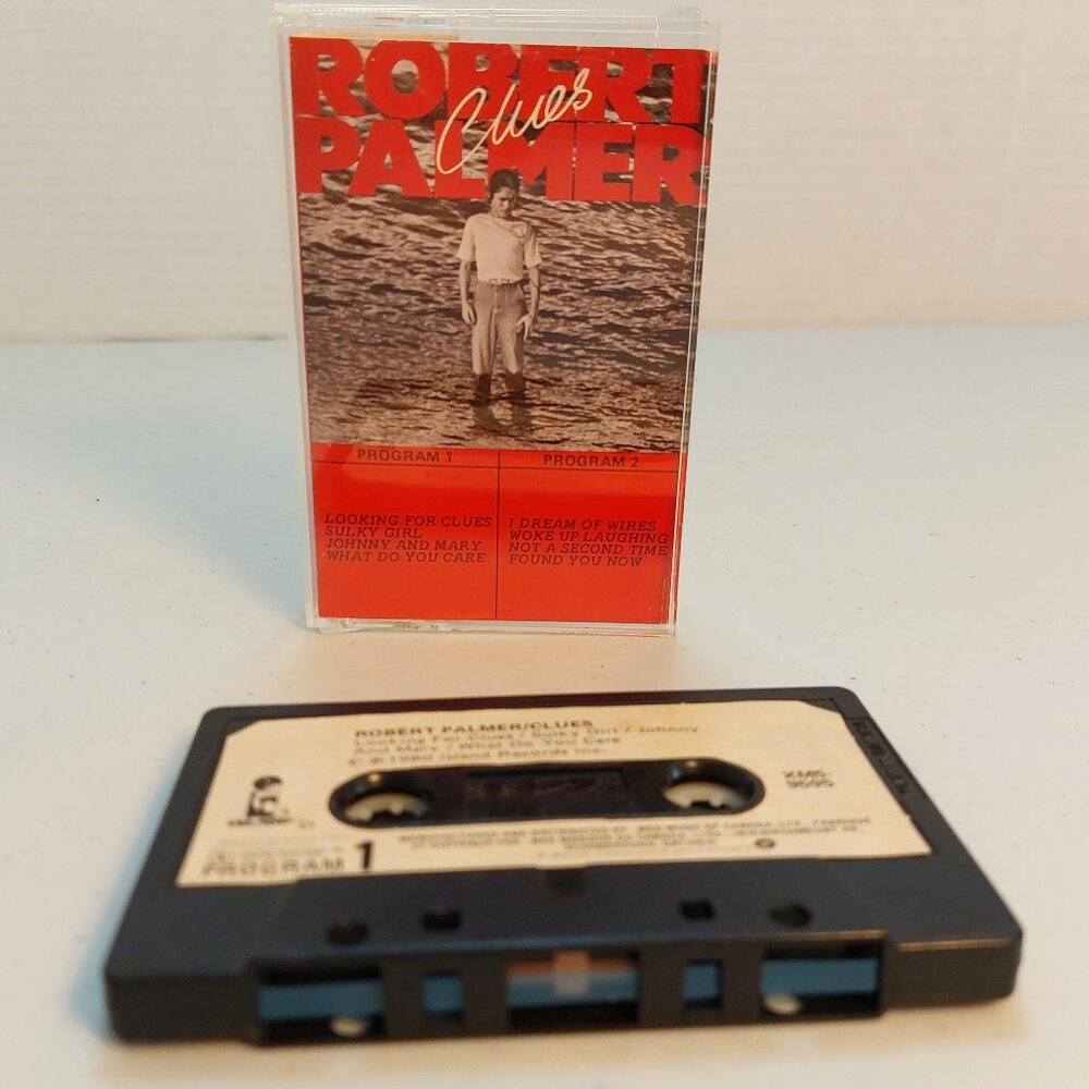 Robert Palmer ~ ‎ Clues (cassette tape, 1980) tested and works